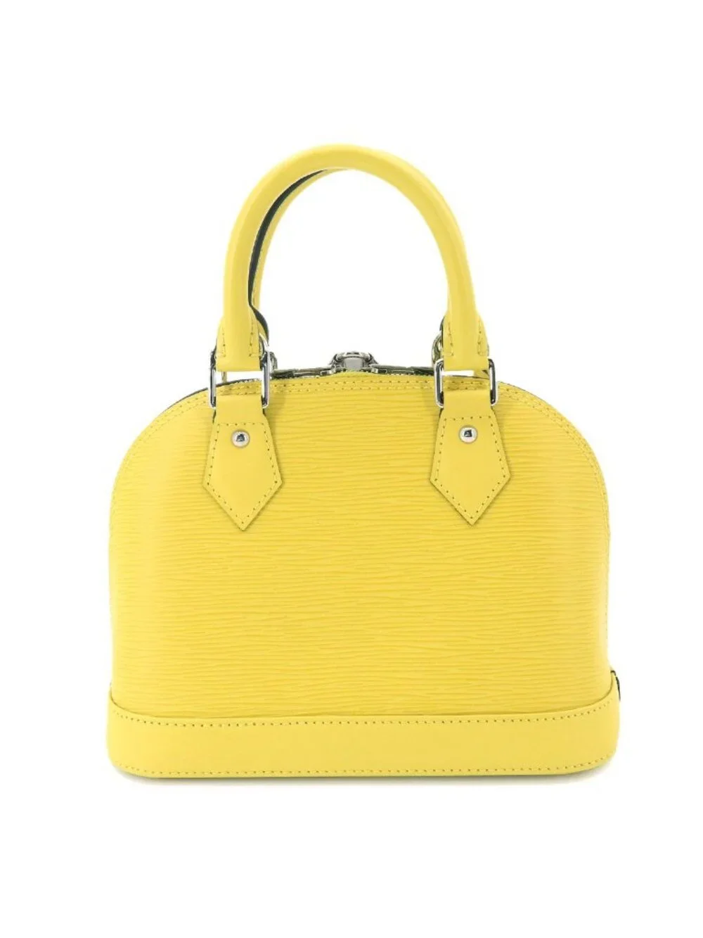 Louis Vuitton Epi Alma BB 2-Way Bag Leather Pistache